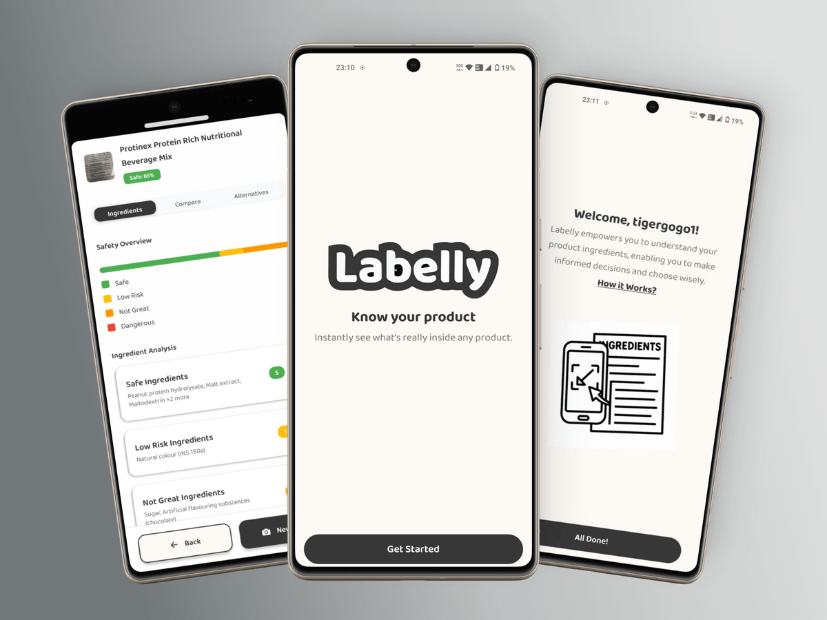 Labelly project screenshot